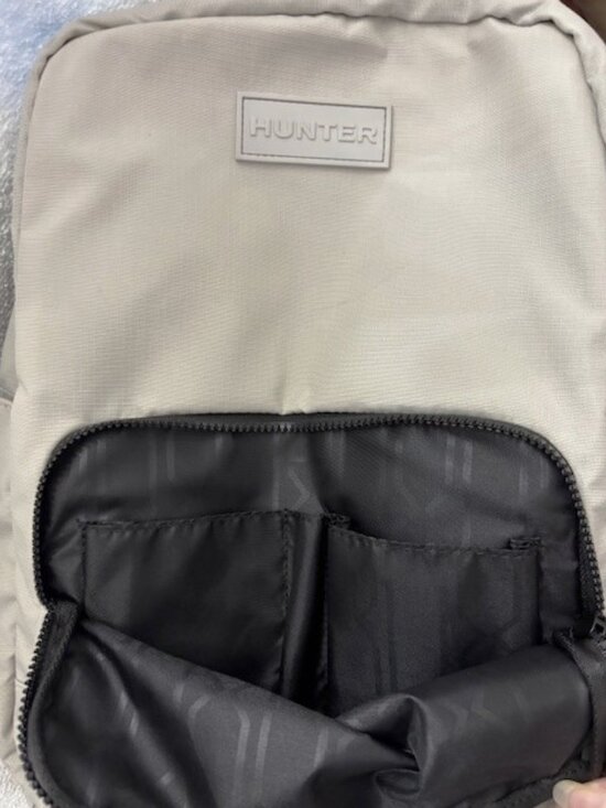 Hunter Wander Grey backpack with black accents NWT main image 10